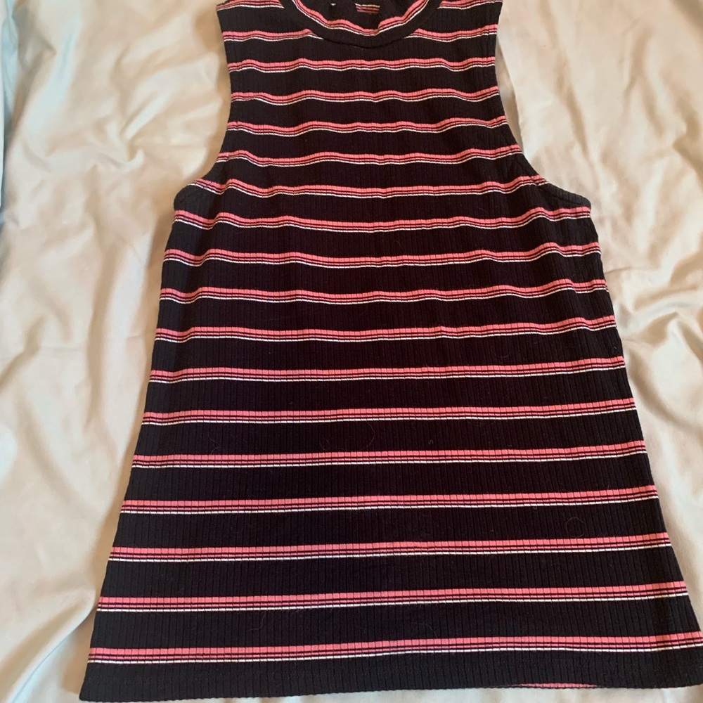 Aeropostale Mock Neck Stripped Top